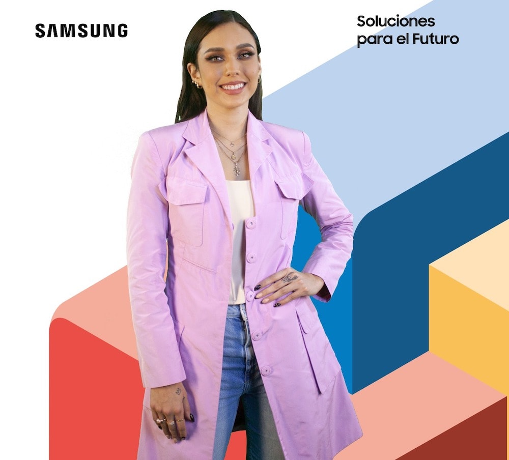 Janick Maceta en la premiación Soluciones para el Futuro de Samsung