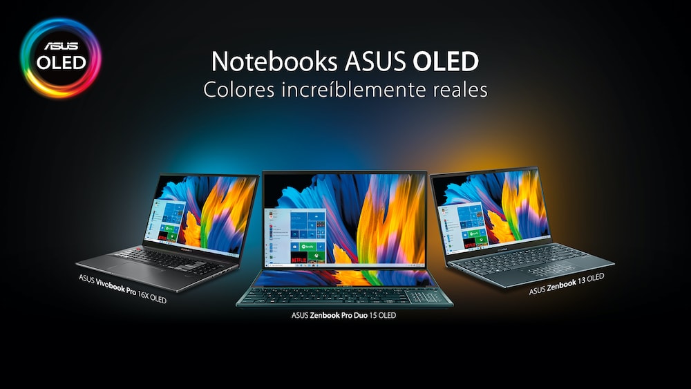 ASUS Perú presentó su portafolio de laptops con pantallas OLED